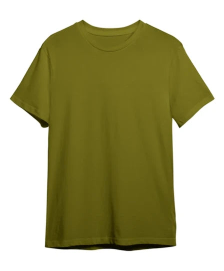 Streetwear,Men T-Shirt (olive) SM - regular | DTF GSM-220