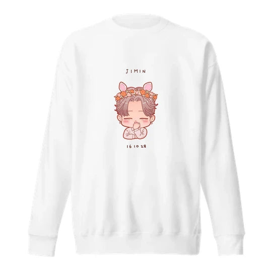 GIRL,Women Sweatshirts (White) SM - regular | DTF GSM-320