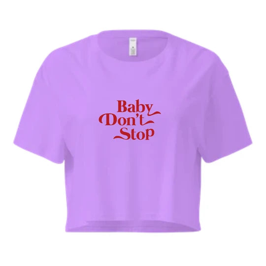 GIRL,Women Crop Top (Levender) SM - regular | DTF GSM-180